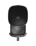 Haier HAF5P 011 forrólevegõs sütõ, 5l kapacitás (4 adag), 1500W, 6 funckiós, 80-200°C hõmérséklet, LED kijelzõ, Szürke