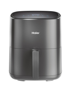 Haier HAF5P 011 forrólevegõs sütõ, 5l kapacitás (4 adag), 1500W, 6 funckiós, 80-200°C hõmérséklet, LED kijelzõ, Szürke
