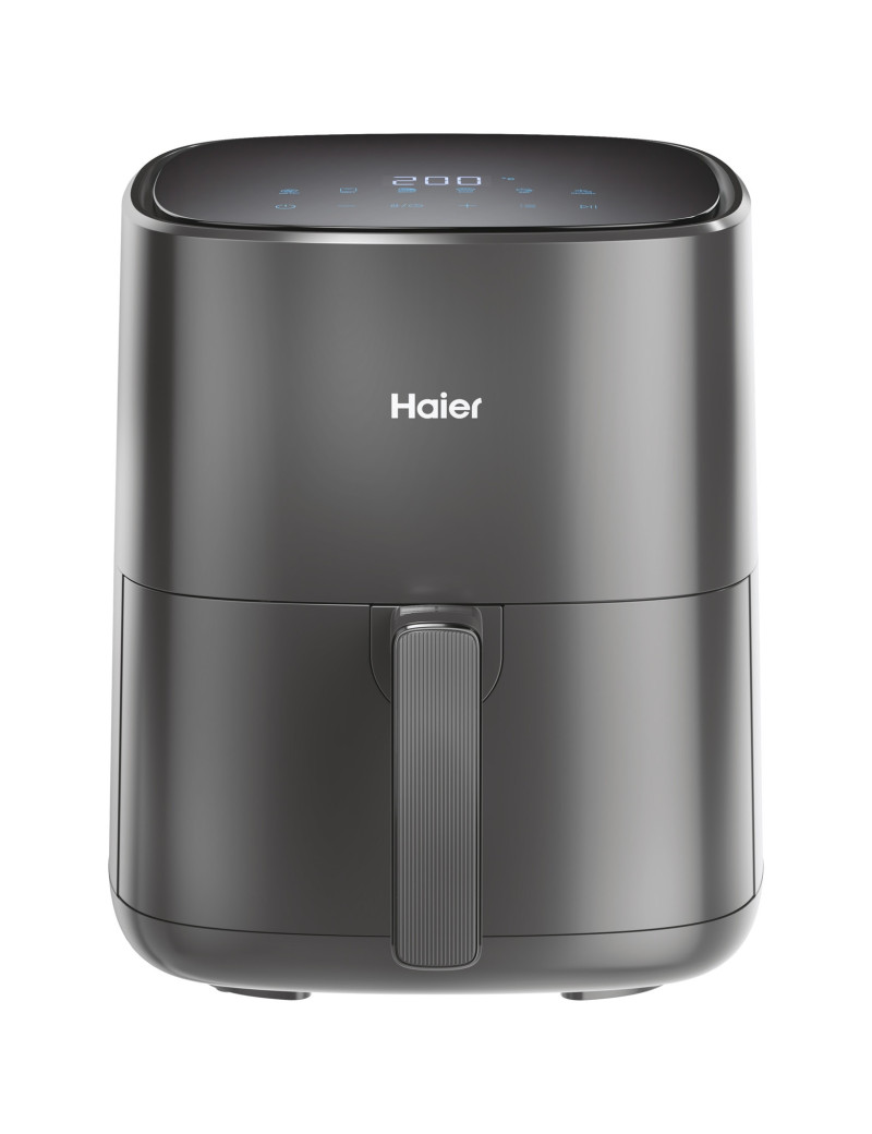 Haier HAF5P 011 forrólevegõs sütõ, 5l kapacitás (4 adag), 1500W, 6 funckiós, 80-200°C hõmérséklet, LED kijelzõ, Szürke