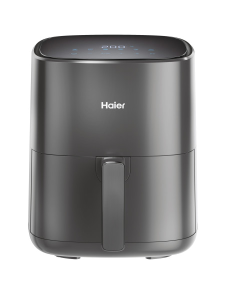 Haier HAF5P 011 forrólevegõs sütõ, 5l kapacitás (4 adag), 1500W, 6 funckiós, 80-200°C hõmérséklet, LED kijelzõ, Szürke