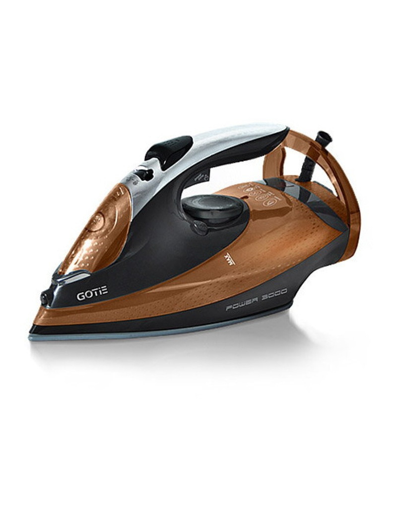 Gotie vasaló, Ergonomikus, 3000W, Arany/Fekete