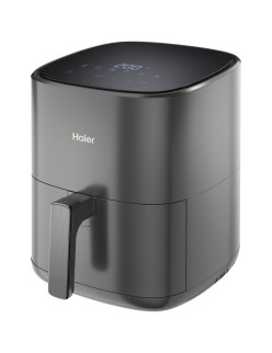 Haier HAF5P 011 forrólevegõs sütõ, 5l kapacitás (4 adag), 1500W, 6 funckiós, 80-200°C hõmérséklet, LED kijelzõ, Szürke