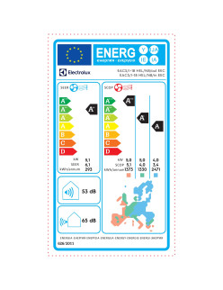 Klíma Electrolux EACS/I-18HEL/N8 EEC, 18000BTU, A++ osztály, Wi-Fi, I-Feel, 4 légáramlási irány, 5 ventilátorsebesség, Ionizáció
