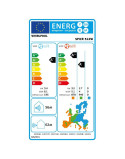 Whirlpool SPICR 312W Klímaberendezés, 3.5kW, Fûtés funkció, 6.érzék technológia, turbó hûtés funkció, A++ Energiaosztály, Fehér