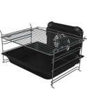 Üvegkerámia tûzhely Gorenje GEC5A61SG, Ûrtartalom 70l, Energiaosztály: A, 4 fûtési zóna, Ventilátor, Aquaclean, Rozsdamentes acé