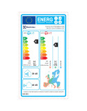 Electrolux EACS/I-24HTP 24000BTU Klíma, A++ energiaosztály, Fûtés, 7 sebesség, ECO mód, Éjszakai üzemmód, Rozsdamentes ház, R32,