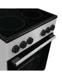 Üvegkerámia tûzhely Gorenje GEC5A61SG, Ûrtartalom 70l, Energiaosztály: A, 4 fûtési zóna, Ventilátor, Aquaclean, Rozsdamentes acé