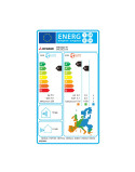 MHI prémium klíma SRK/SRC50ZS-WB, 18000 BTU, inverteres, gazdaságos üzemmód, A++ energiaosztály, fehér/fekete