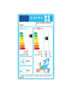 ARIELLI ASW-H12B4/FGR3DI-EU klíma, inverter, 12000 BTU, lefedettség 20 m?-25 m?, A++/A+ energiaosztály, fehér