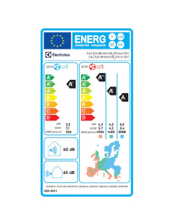 Electrolux EACS/I-18HAV/N8 22Y, Avalanche Aphro, 18.000 BTU, A++/A+ energiaosztály, Autorestart, Hot start, I-Feel, fehér
