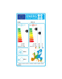 CHiQ CSD-12 Klímaberendezés, 3.5kW, DCInverter, 12000 BTU, I Feel, Turbo, Öntisztító, Wi-Fi, A++/A+ energiaosztály, Fehér