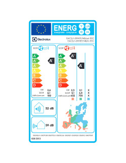 Electrolux EACS/I-09HEF klíma, 9000BTU, Inverteres, Fûtés, Wi-Fi, R32, 4 irányú legyezés, I FEEL, Automatikus újraindítás, A++/A