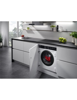 AEG L7WBE68SI ProSteam Beépített mosó-szárítógép, 8 kg, 13 program, steam program, Kondenzációs Szárítás, E energiaosztály, Fehé