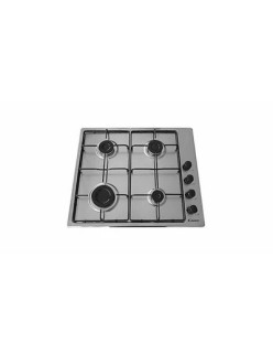 Candy CHW6LBX_HU beépíthetõ gázfõzõlap, 60cm, 4 gázégõ, mechanikus vezérlés, Inox