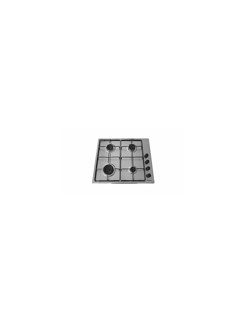 Candy CHW6LBX_HU beépíthetõ gázfõzõlap, 60cm, 4 gázégõ, mechanikus vezérlés, Inox