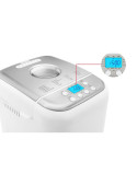 Crown CBM-6511 kenyérsütõ, 600W, 1l, 19 program, Idõzítõ, LCD kijelzõ, Memória, Fehér