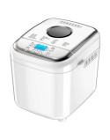 Crown CBM-6511 kenyérsütõ, 600W, 1l, 19 program, Idõzítõ, LCD kijelzõ, Memória, Fehér