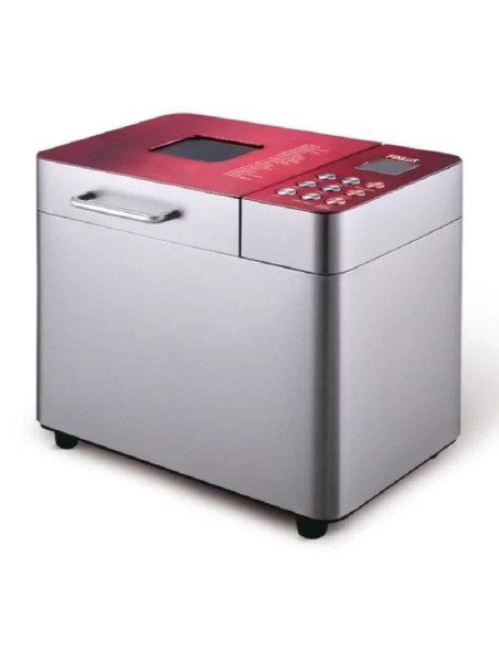 Finlux kenyérsütõgép FBM-1684IX RED, 550 W, 1000 g, 25 program, rozsdamentes acél