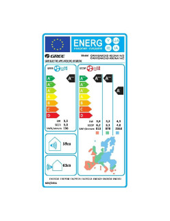 Gree Soyal GWH12AKC-K6DNA1A Inverter 12000 BTU klíma, Class A +++, Infravörös érzékelés, Intelligens elõfûtés, Fagyálló funkció,