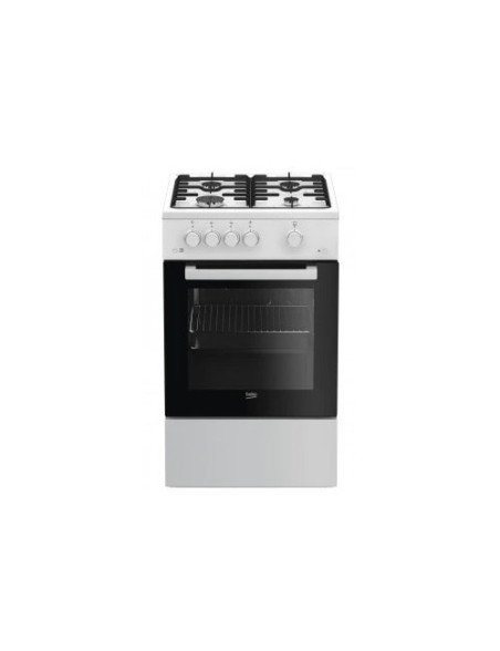 Beko FSG52020FW tûzhely, Gáz, 4 égõs, 60 l, Elektromos gyújtás, 50 cm, Fehér