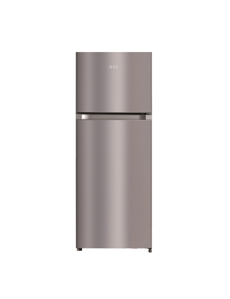 Kétajtós kombinált hûtõszekrény NEI MRF-142, F osztály, 138 L, H 128 cm, Inox