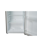 Kétajtós kombinált hûtõszekrény NEI MRF-142, F osztály, 138 L, H 128 cm, Inox