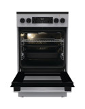 Gorenje GEC5C41SG kerámialapos tûzhely, 70L, 4 fõzõzóna, A energiaosztály, szürke
