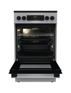 Gorenje GEC5C41SG kerámialapos tûzhely, 70L, 4 fõzõzóna, A energiaosztály, szürke
