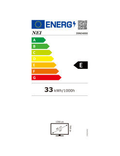 NEI 39NE4000 LED televízió, 98 cm, HD