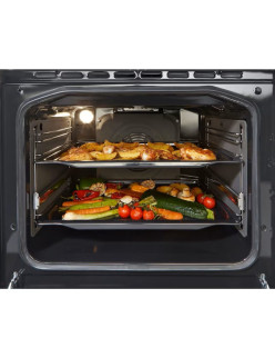 Gorenje GEC5C41SG kerámialapos tûzhely, 70L, 4 fõzõzóna, A energiaosztály, szürke