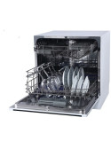 NEI NDW8S-3802FS Kompakt mosogatógép, 8 terítékes, 7 program, 55 cm, F energiahatékonyság, ezüst