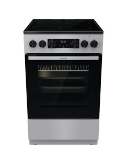 Gorenje GEC5C41SG kerámialapos tûzhely, 70L, 4 fõzõzóna, A energiaosztály, szürke