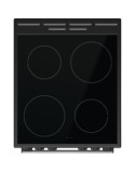 Gorenje GEC5C41SG kerámialapos tûzhely, 70L, 4 fõzõzóna, A energiaosztály, szürke