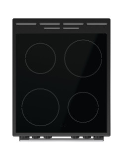 Gorenje GEC5C41SG kerámialapos tûzhely, 70L, 4 fõzõzóna, A energiaosztály, szürke
