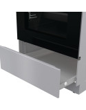 Gorenje GEC5C41SG kerámialapos tûzhely, 70L, 4 fõzõzóna, A energiaosztály, szürke