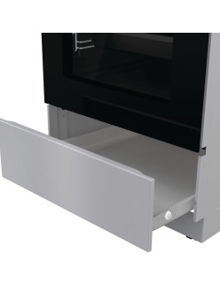 Gorenje GEC5C41SG kerámialapos tûzhely, 70L, 4 fõzõzóna, A energiaosztály, szürke