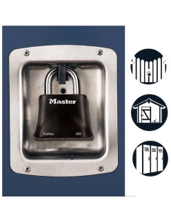 MasterLock 2650EURD PushKey lakat, kézmozgásban korlátozottak érdekében