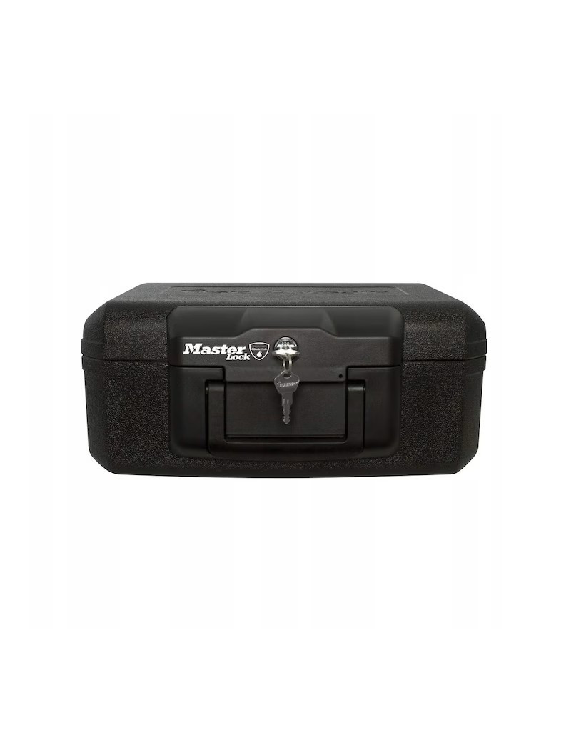 Master Lock L1200 tûzálló széf, 15.5x36.2x28.4cm, fekete, 2 kulccsal