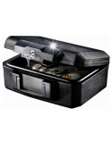 Master Lock L1200 tûzálló széf, 15.5x36.2x28.4cm, fekete, 2 kulccsal