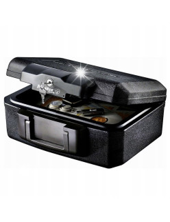 Master Lock L1200 tûzálló széf, 15.5x36.2x28.4cm, fekete, 2 kulccsal