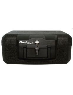 Master Lock L1200 tûzálló széf, 15.5x36.2x28.4cm, fekete, 2 kulccsal