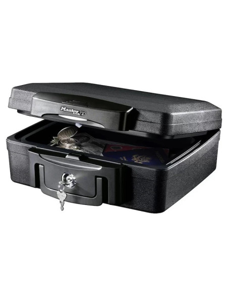 MasterLock H0100EURHRO hordozható széf, tûzálló, 2 kulcsos, Fekete