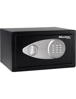 Safe Master Lock X125ML, 33,3 l, elektronikus kód, tömör acél, Fekete