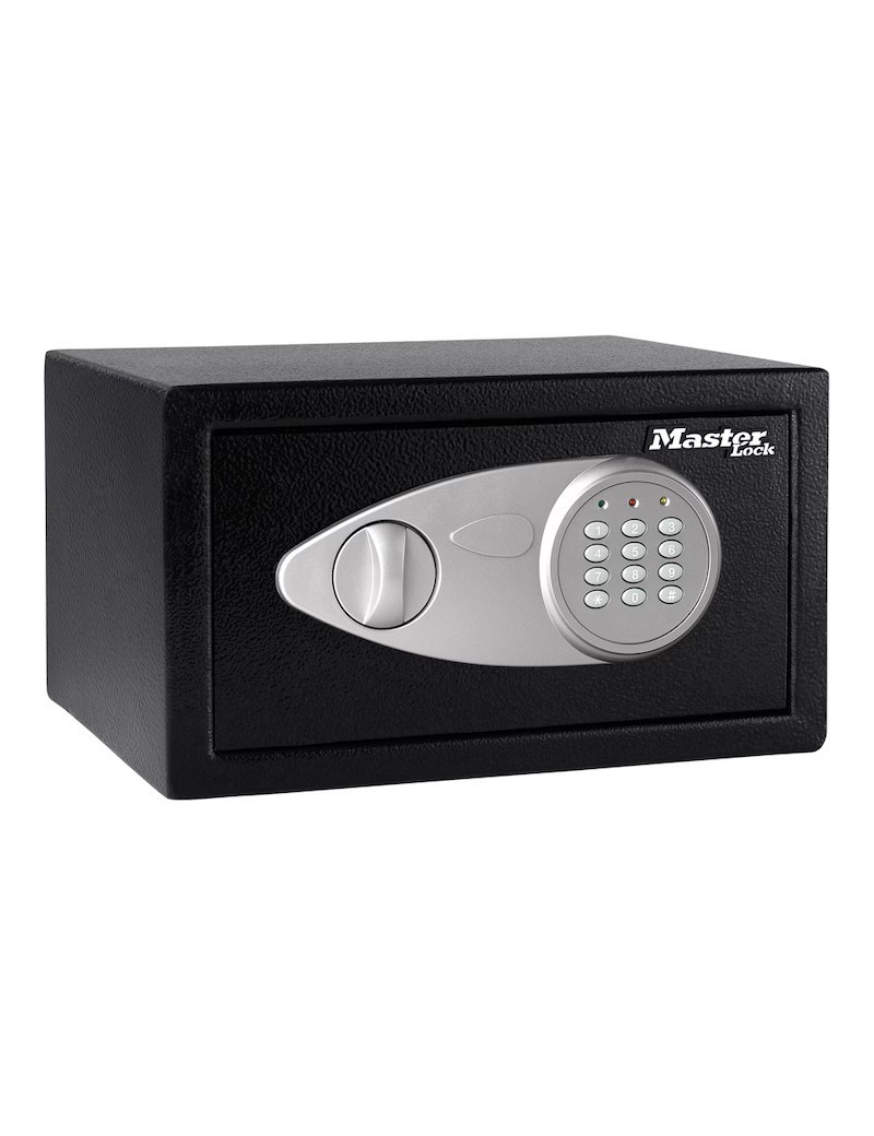 Safe Master Lock X125ML, 33,3 l, elektronikus kód, tömör acél, Fekete