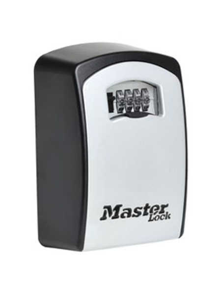 Master Lock 5403EURD Fémdoboz kulcsok számára, Mechanikus rejtjelezõ, 146x105 mm, Fekete/Szürke