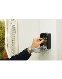 Master Lock 5403EURD Fémdoboz kulcsok számára, Mechanikus rejtjelezõ, 146x105 mm, Fekete/Szürke