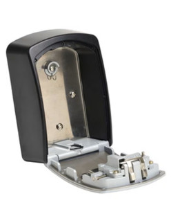 Master Lock 5403EURD Fémdoboz kulcsok számára, Mechanikus rejtjelezõ, 146x105 mm, Fekete/Szürke