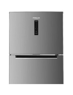 Kétajtós hûtõszekrény Finlux FFN415IXD, No Frost, Touch Touch, H 178 cm, 415 l, E osztály, Rozsdamentes acél