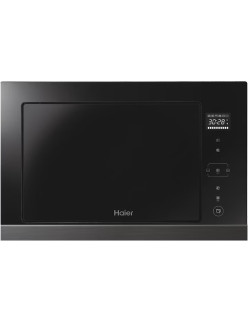 Haier HOR38G5FT beépíthetõ mikrohullámú sütõ, 28l, 900W, 12 program, Grill, Érintõ vezérlés, TFT kijelzõ, Fekete