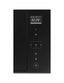 Haier HOR38G5FT beépíthetõ mikrohullámú sütõ, 28l, 900W, 12 program, Grill, Érintõ vezérlés, TFT kijelzõ, Fekete